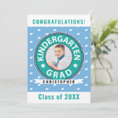 写真幼稚園の卒業 案内状 (スタンド正面)