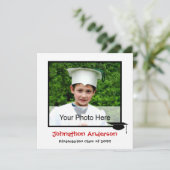 写真幼稚園卒業案内 招待状 (スタンド正面)