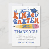 写真幼稚園卒業2024サンキューカード サンキューカード (正面)