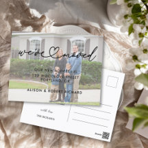 写真引っ越しました新しいアドレスの移動告知