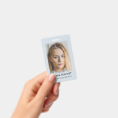 写真従業員ビジネスIDソフト海軍スタッフバッジ バッジ (手持ち)