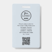 写真従業員ビジネスIDソフト海軍スタッフバッジ バッジ (裏面)