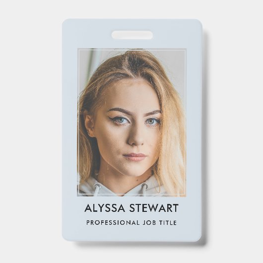 写真従業員ビジネスIDソフト海軍スタッフバッジ バッジ (正面)