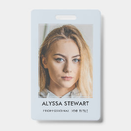 写真従業員ビジネスIDソフト海軍スタッフバッジ バッジ