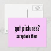 写真得はTシャツとギフトをスクラップブック ポストカード (正面/裏面)