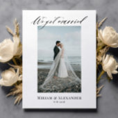 写真得Weの結婚した結婚発表はがき ポストカード