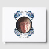 写真忘れのフローラデザインなし ゲストブック (正面)