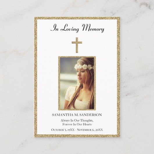 写真悔やみや弔慰記念葬祭宗教団体 名刺 (正面)