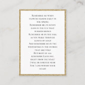 写真悔やみや弔慰記念葬祭宗教団体 名刺 (裏面)