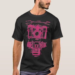 写真愛好家のギフト ヴィンテージ カメラ 特許図面 Tシャツ