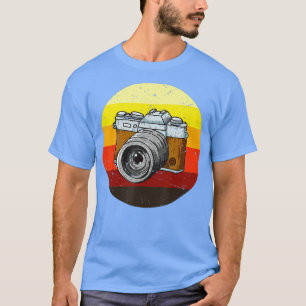 写真愛好家フォトグラファーのギフトレトロVintag Tシャツ