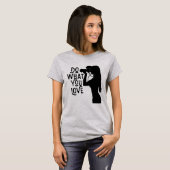 写真愛好家「好きなことをする」 Tシャツ (正面フル)