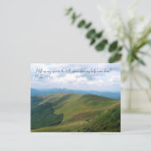 写真感動的と引用文 |クリスチャンの贈り物 ポストカード (スタンド正面)