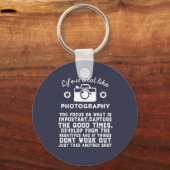 写真感動的のような写真家の生活 キーホルダー (正面)