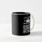 写真感動的のような写真家の生活 ツートーンマグカップ (正面右)