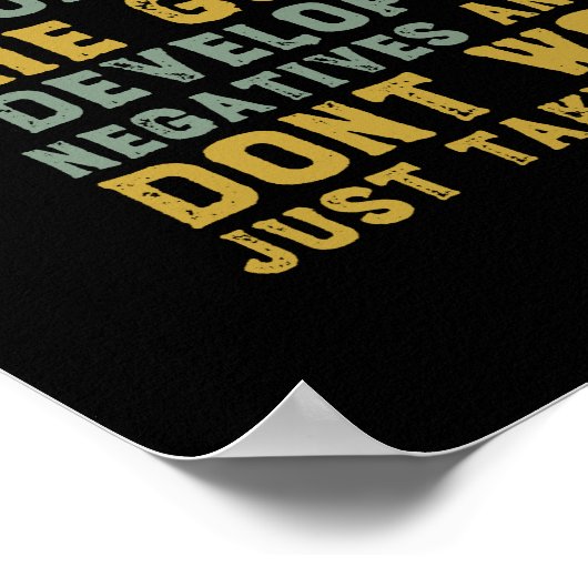 写真感動的家が否定的から発展する ポスター (角)