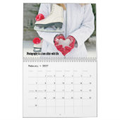 写真感動的引用文 カレンダー (2月 2027)