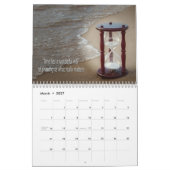 写真感動的引用文 カレンダー (3月 2027)