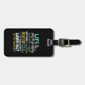 写真感動的生活引用文写真家 ラゲッジタグ (正面横)