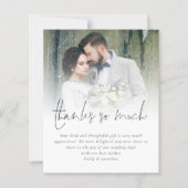 写真感謝していの予算は結婚ありがとう (正面)