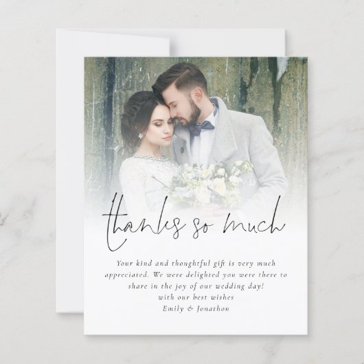 写真感謝していの予算は結婚ありがとう (正面)