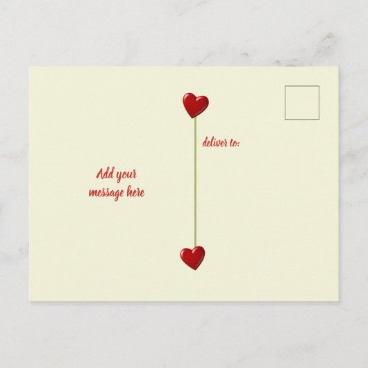 写真感謝してい付きのクリスマスの贈り物 案内ポストカード (裏面)