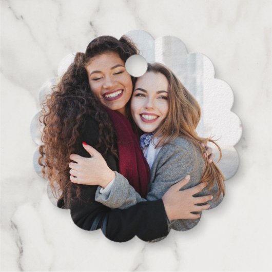 写真感謝してい結婚の愛と感謝 フェイバータグ (裏面)