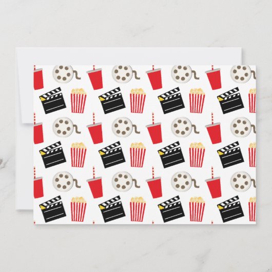 写真招待状付き映画ナイト 案内状 (裏面)