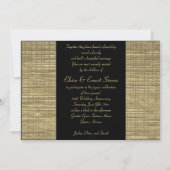 写真挿入付き50周年招待状 招待状 (裏面)