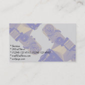 写真撮影およびイメージのグラフィックの専門職 名刺 (裏面)