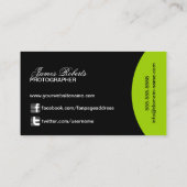 写真撮影およびモノグラム 名刺 (裏面)