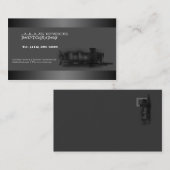 写真撮影のカメラマンのカメラの名刺 名刺 (正面/裏面)