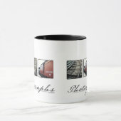 写真撮影のストリップのinstagramの写真のマグ マグカップ (中央)