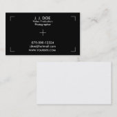 写真撮影のビデオ生産 名刺 (正面/裏面)