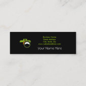 写真撮影のプロフィールカード スキニー名刺 (裏面)