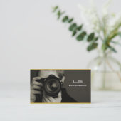 写真撮影のプロフェッショナル 名刺 (スタンド正面)