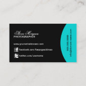 写真撮影のモノグラム 名刺 (裏面)