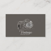 写真撮影のヴィンテージのオリジナル-名刺 名刺 (正面)