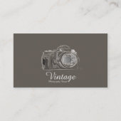 写真撮影のヴィンテージのオリジナル-名刺 名刺 (正面)