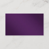 写真撮影の切り出し-紫色 名刺 (裏面)