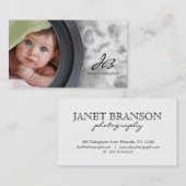 写真撮影の名刺の煙ライト 名刺 (正面/裏面)