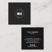 写真撮影の名刺 スクエア名刺 (正面/裏面)