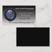 写真撮影の名刺 名刺 (正面/裏面)