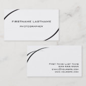 写真撮影の名刺 名刺 (正面/裏面)