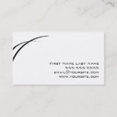 写真撮影の名刺 名刺 (裏面)