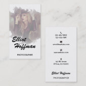 写真撮影の名刺 名刺 (正面/裏面)