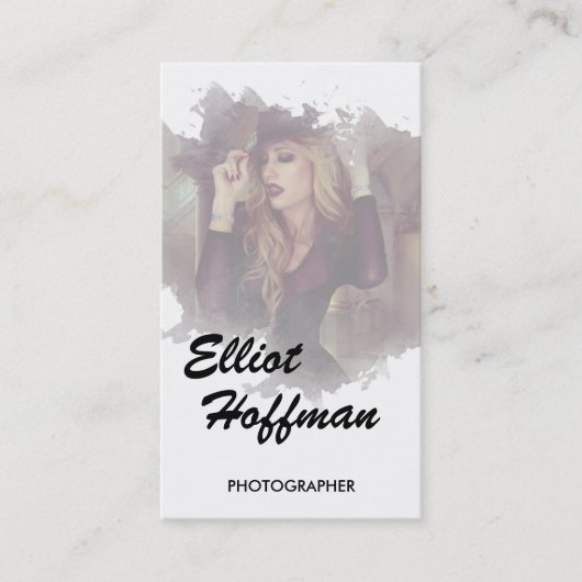 写真撮影の名刺 名刺 (正面)