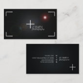 写真撮影の名刺 名刺 (正面/裏面)