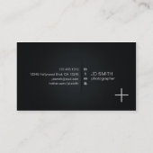 写真撮影の名刺 名刺 (裏面)