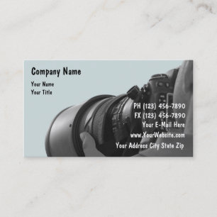 写真撮影の名刺 名刺